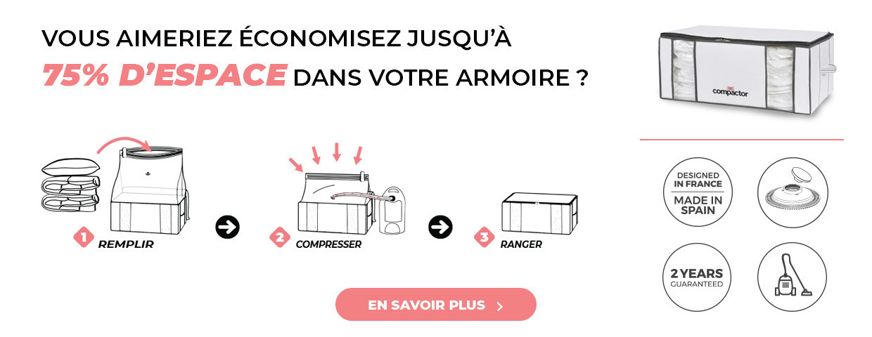 COMPACTOR, HOUSSE DE RANGEMENT SOUS-VIDE