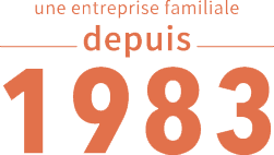 Une entreprise familiale depuis 1983