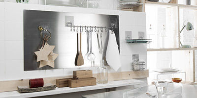 crochet adhesif cuisine