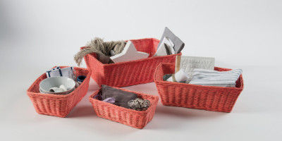 Panier de rangement en osier