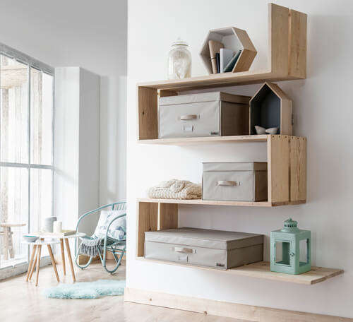 Rangement sac compression décoration intérieure