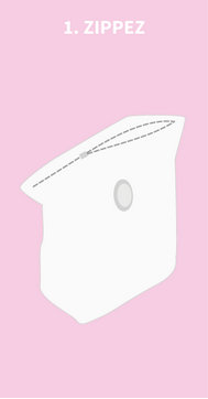 Plier les vêtements dans le sac