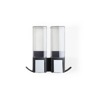 Distributeur de savon mural double - noir