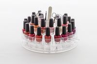 Boite de rangement pour vernis transparente "My pretty nail bar"