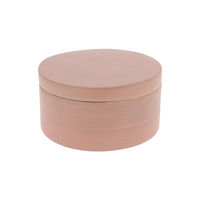 Boite ronde rose "Julie"
