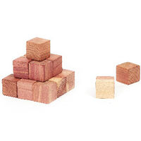 Lot de 16 cubes antimites en cèdre naturel
