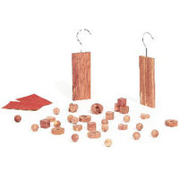 Lot de 34 pièces antimites en cèdre naturel