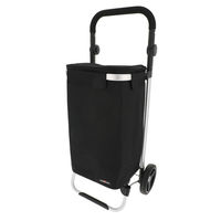 Chariot de course noir avec compartiment isotherme "Brooklyn"