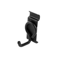 Crochet de rangement mural noir "Walltech" petit modèle