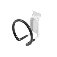 Crochet de rangement mural pour câble et tuyau blanc "Walltech"