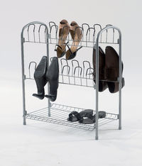 Etagère range-chaussures multi-supports en métal "Shoes"