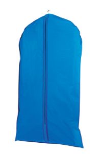 Housse courte pour vêtements bleu vif