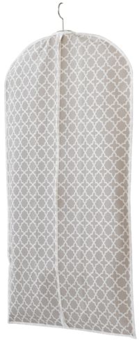 Housse courte pour vêtements taupe "Madison"