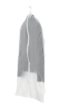 Housse courte pour vêtements transparente "Milky"
