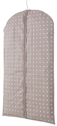 Housse courte pour vêtements marron "Rivoli"