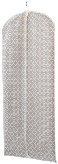 Housse longue pour vêtements taupe "Madison"