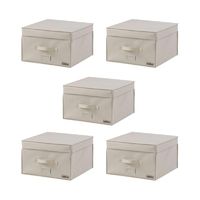 Lot de 5 coffres rigides sous-vide Compactor beiges "2.0" M