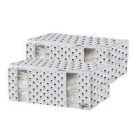 Lot de 2 housses souples sous-vide Compactor blanches "Tropic" XXL