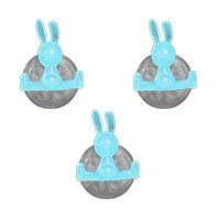 Lot de 3 Funny hooks Lapin Turquoise