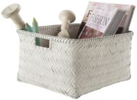 Panier de rangement blanc "Dalat" M