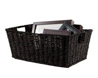 Panier de rangement marron en jonc de mer "Diego"