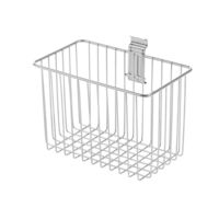 Panier de rangement mural argent "Walltech" M