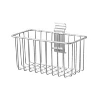 Panier de rangement mural argent "Walltech" S