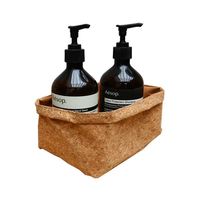 Panier de rangement repliable en liège "Cork" petit modèle