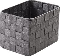 Panier de rangement gris "Stan"