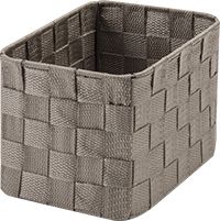 Panier de rangement taupe "Stan"
