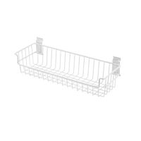 Panier de rangement mural blanc "Walltech" L