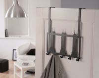 Patère de porte noire 5 crochets "Empire State Building"