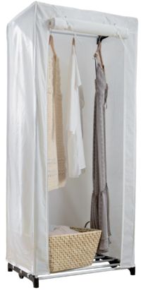 Armoire penderie blanche "Cottage"
