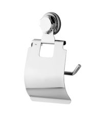 Porte-papier hygiénique à ventouse argent "Bestlock"