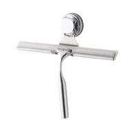 Raclette de douche à ventouse argent "Bestlock"