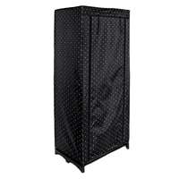 Armoire penderie noire à motif étoiles blanches