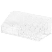 Présentoir maquillage 15 compartiments transparent