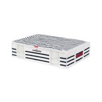 Housse souple sous-vide Compactor bleue et blanche "Marinière" L