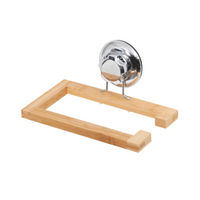 Porte-papier hygiénique à ventouse "Bestlock" en bambou "Spa"
