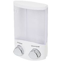 Distributeur de savon mural double blanc "Duo"