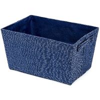 Panier de rangement bleu marine "Rio"
