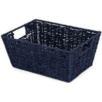 Panier de rangement bleu marine "Etna"