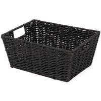 Panier de rangement noir "Etna"