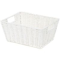 Panier de rangement blanc "Etna"