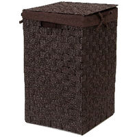 Panier à linge carré marron "Stan"