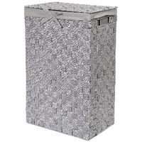 Panier à linge rectangulaire gris "Stan"