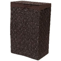 Panier à linge rectangulaire marron "Stan"