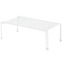 Tablette de rangement extensible blanche pour cuisine