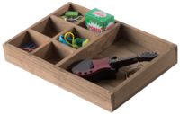Boîte 7 compartiments en bois « Vintage »