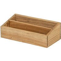 Casier de rangement 2 compartiments en bois "Vintage"